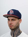 Бейсболка MITCHELL NESS арт. HHSS3464-NJNYYPPPNYRD New Jersey Nets NBA (синий / красный)